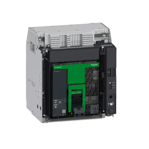 Disjoncteur ComPacT NS1000H 3P 70KA 1000A MicroLogic 2.0A Débrochable avec châssis verrou MAN RAC AR V/V