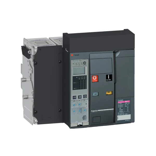 Disjoncteur ComPacT NS630L 4P 150KA 630A MicroLogic 2.0 MOT 24CC Débrochable sans châssis