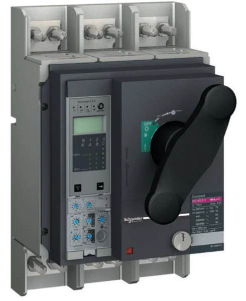 Disjoncteur ComPacT NS1000H 3P 70KA 1000A MicroLogic 2.0 MANU CMD ROT RAC AV/AV
