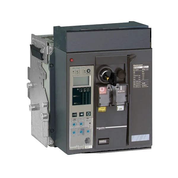 Disjoncteur MasterPacT NT 1600A 16H2 3P 50KA MicroLogic 5.0P MOT 24CC Débrochable sans châssis